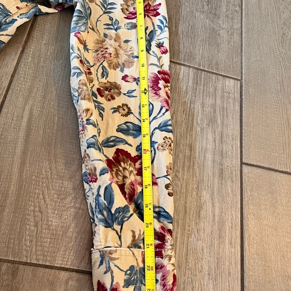 Vintage Lizwear Jeans Floral Corduroy Jacket by Liz Claiborne - Picture 11 of 15